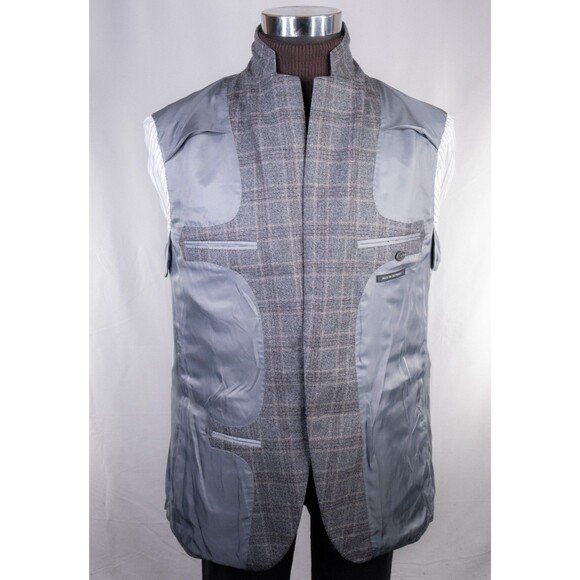 Paul Betenly Men's Sport Coat Jacket Blazer Sz 42R Windowpane Wool 2-Button - Picture 9 of 12